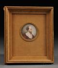 Framed Miniature Portrait of a Man