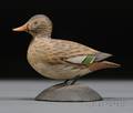 Miniature Green Wing Teal Hen