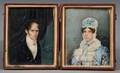 Portrait Miniatures of John Parker Rice and His Wife Sally Crowninshield Rice