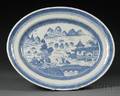 Canton Oval Porcelain Platter