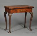 Diminutive Chippendale Mahogany Carved Card Table