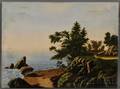 American School 19th Century After JF Kensett American 18161872 On the Beverly Coast Massachusetts