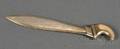 Sterling Silver Letter Opener with Tiger Claw