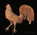 Rochester Iron Works Cast Iron Rooster Weather Vane