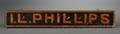 Painted Wood LL PHILLIPS Sign