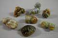 Seven Chinese Carved Jade Pendants and Figures
