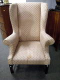 George III Mahogany Wing Chair