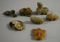 Seven Chinese Carved Jade Pendants and Figures