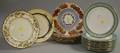 Two Sets of Copeland Porcelain Dinner Plates and Seven Other Decorated Plates