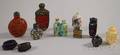 Nine Asian Snuff Bottles