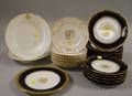 Twentyseven Pieces of German and French Porcelain Tableware