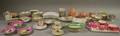 Large Lot of Assorted English and European Transferdecorated and Handpainted Porcelain Tableware