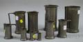 Ten Pewter Measures