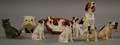 Nine Royal Doulton Porcelain and Ceramic Dog Figures