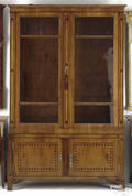 Continental fruitwood bookcase ca 1830