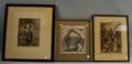 Three Framed Works on Paper