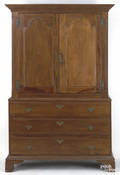 New Jersey gumwood linen press ca 1800