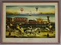 Framed Ralph Cahoon Mechanical Print The Race