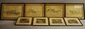 Lot of Eight Framed Sporting Prints