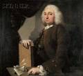 John Astley British c 17241787 Gentleman with Book and Quills