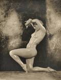 Nickolas Muray AmericanHungarian 18921965 Lot of Five Images of a Nude Dancer Probably Martha Lorber