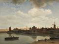Dutch School 19th Century An Extensive View of Delft