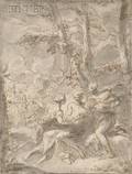 Attributed to Gasparo Diziani Italian 16891767 Lot and His Daughters