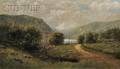 American School 19th Century Hudson River Landscape