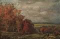 Attributed to Ansel D Clough American fl 18731874 Autumn Road
