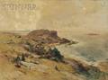 George Henry Smillie American 18401921 Coastal Scene