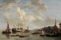 Attributed to Joseph Francis Ellis British 17831848 The Royal Yacht ROYAL SOVEREIGN Off Deptford