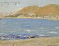 Aldro Thompson Hibbard American 18861972 Italian Coastal View
