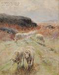 John Austin Sands Monks American 18501917 Grazing Sheep