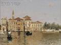 Martin Rico y Ortega Spanish 18331908 Venetian Canal View