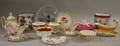 Sixteen Pieces of Assorted Decorated Pottery and Porcelain Tableware