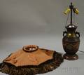 Chinese Bronze Champleve VaseTable Lamp