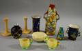 Ten Pieces of Assorted French and English Art Pottery