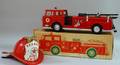 Buddy L Metal Texaco Fire Truck in Original Box