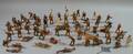Approximately Sixty Barclay Painted Lead Toy Soldiers and Related Materials