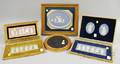 Six Framed Wedgwood Ceramic Plaques and Medallions