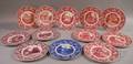 Set of Twelve Wedgwood Denison University Ceramic Plates