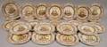 Twentyfour Wedgwood American Clipper Ship Pattern Luncheon Plates