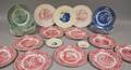 Three Sets of Wedgwood Wesleyan College Ceramic Plates