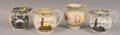 Four Wedgwood Transferdecorated Boston Views Ceramic Jugs