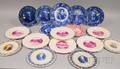 Seventeen Assorted Wedgwood US Presidentsrelated Ceramic Plates