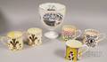 Five Assorted Wedgwood Ceramic Collectors Mugs and a Large The Boat Race Porcelain Vase