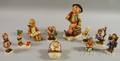 Group of Ten Hummel and Goebel Ceramic Items