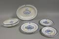 Nine Pieces of Wedgwood Waltham Watch Co Ceramic Tableware
