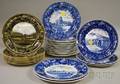Thirty Wedgwood Transfer California Mission Historical and Views Plates