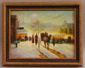 Ren Rambert French 19th20th Century Parisian Street Scene